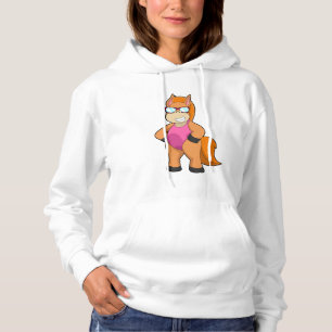 Horse with Sunglasses Hoodie