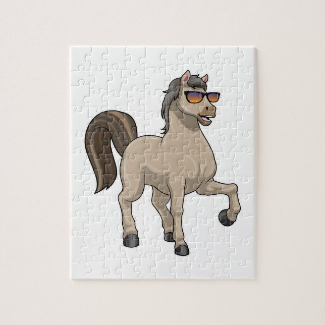 Horse with Sunglasses Jigsaw Puzzle (Vertical)