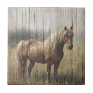 Horse Wood panels look Farmhouse style Tile