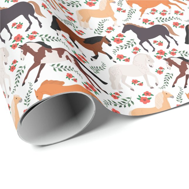 Horse Wrapping Paper (Roll Corner)