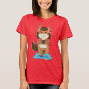 Horse Yoga Fitness Meditation T-Shirt
