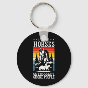 Horseback Horse Riding Horse Equestrian Saddle  Keychain