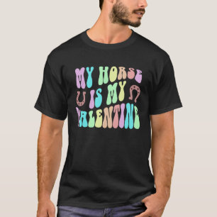 Horseback Kids MY HORSE IS MY VALENTINE Rodeo Eque T-Shirt