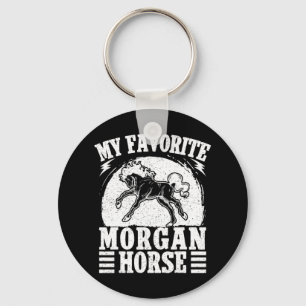 Horseback Riding Favourite Morgan Horse Rider  Keychain