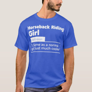 Horseback Riding Girl1  T-Shirt