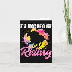 Horseback Riding Horse  Card