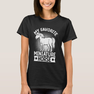 Horseback Riding Miniature Horse Horse Rider T-Shirt
