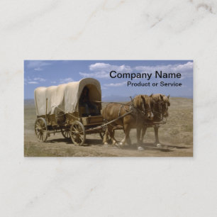 Horsedrawn Wagon business card