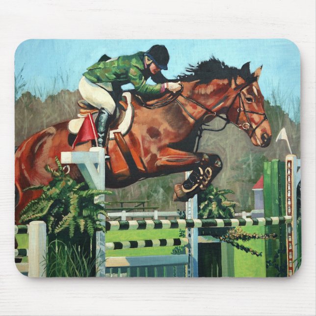 HorseJump highres Mouse Pad (Front)