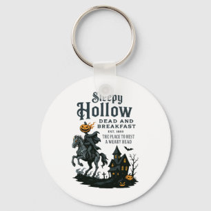 Horseman Halloween Sleepy Hollow Vintage Headless Keychain