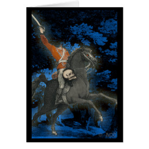 Horseman sans tête avec crâne