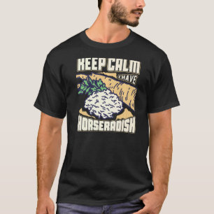 Horseradish Sauce Cream Plant Recipe Root Fresh Di T-Shirt