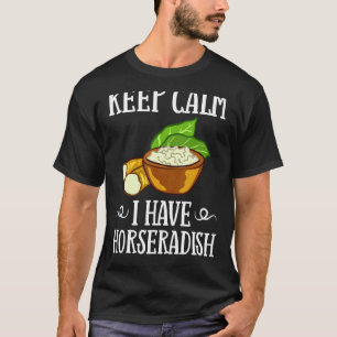Horseradish Sauce Cream Plant Recipe Root Fresh Di T-Shirt