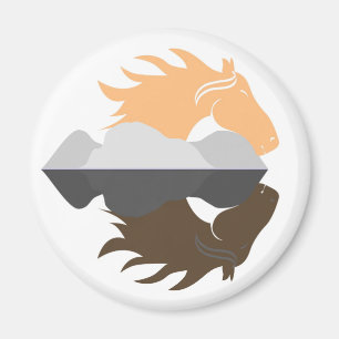HorseReflection Magnet
