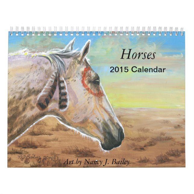 Horses - 2015 Calendar (Cover)