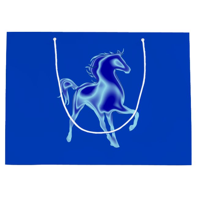 Horses 5 large gift bag (Front)
