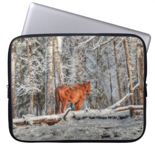 Horses - American Western Theme Laptop Sleeve