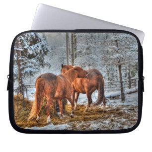 Horses - American Western Theme Laptop Sleeve