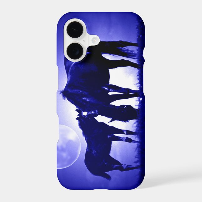 Horses & Blue Night iPhone 7 Case (Back)