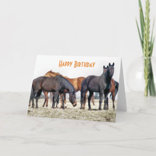 HORSES CARD