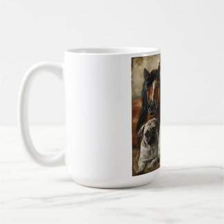 Horses, Cats and Dogs Coffee Mug