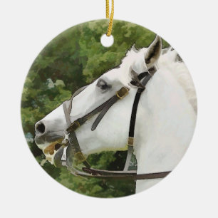 HORSES CERAMIC ORNAMENT