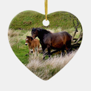 HORSES CERAMIC ORNAMENT