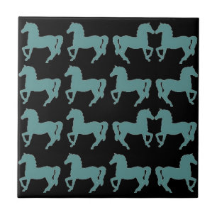 Horses Ceramic Tile