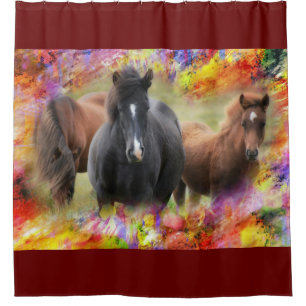 Horses Colorful