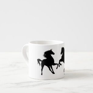 Horses Couple Espresso Cup Family