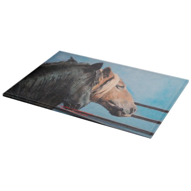 Horses Cutting Board (Corner)
