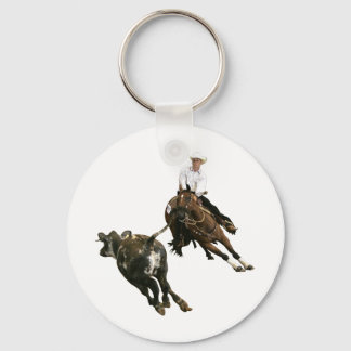 Horses - Cutting Horse Keychain