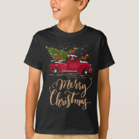 Horses Driving Christmas Tree Truck Horse Xmas Gif
