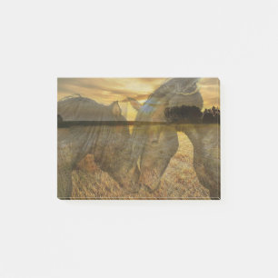 Horses Farm Field Post-it Notes