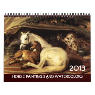 HORSES FINE ART COLLECTION Paintings And Drawings Calendar