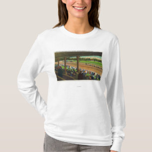 Horses Going to the Post at Race Track T-Shirt