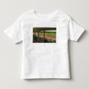Horses Going to the Post at Race Track Toddler T-shirt