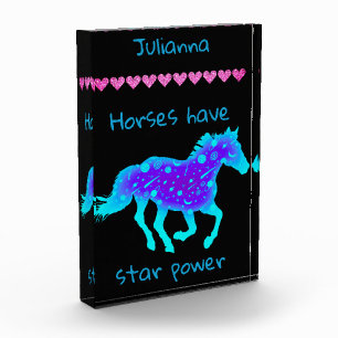 Horses Have Star Power Photo Block