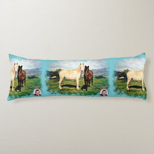 Horses/Horses/Horses Body Pillow