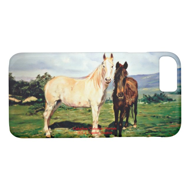 Horses/Horses/Horses Case-Mate iPhone Case (Back (Horizontal))