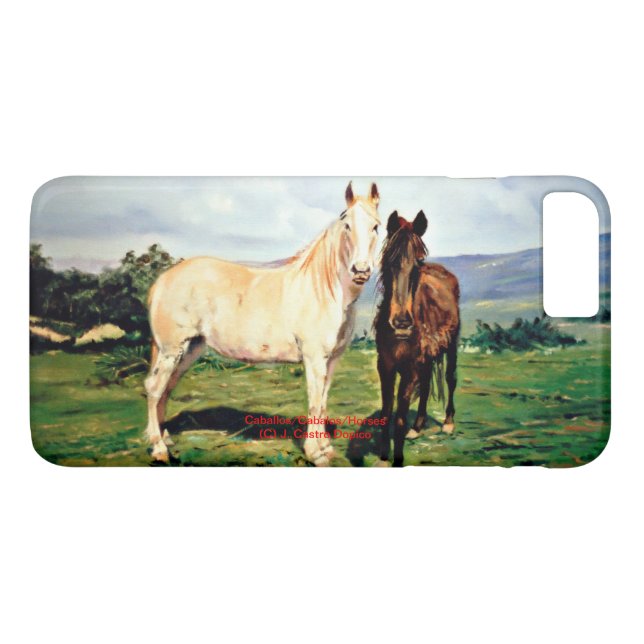 Horses/Horses/Horses Case-Mate iPhone Case (Back (Horizontal))