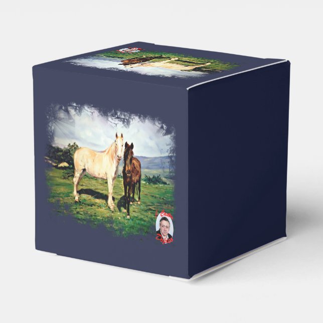 Horses/Horses/Horses Favor Box (Back Side)