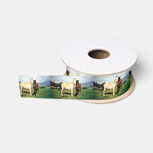 Horses/Horses/Horses Grosgrain Ribbon (Spool)