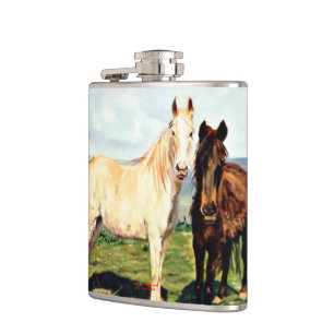 Horses/Horses/Horses Hip Flask