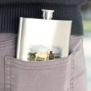 Horses/Horses/Horses Hip Flask