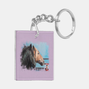 Horses/Horses/Horses Keychain