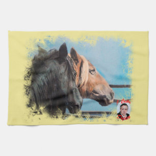 Horses/Horses/Horses Kitchen Towel