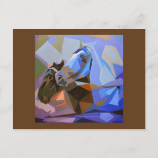 Horses II Postcard