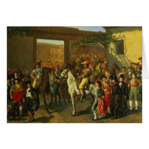 Horses in a Courtyard