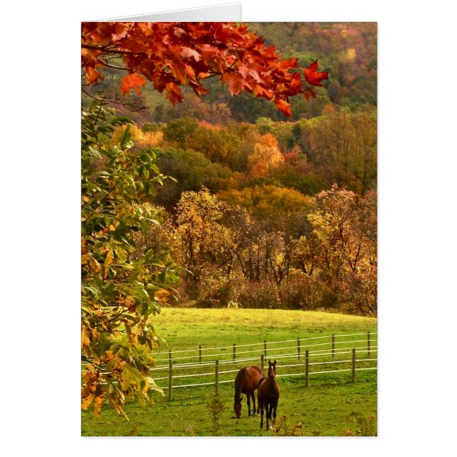 Horses in Autumn (Front)